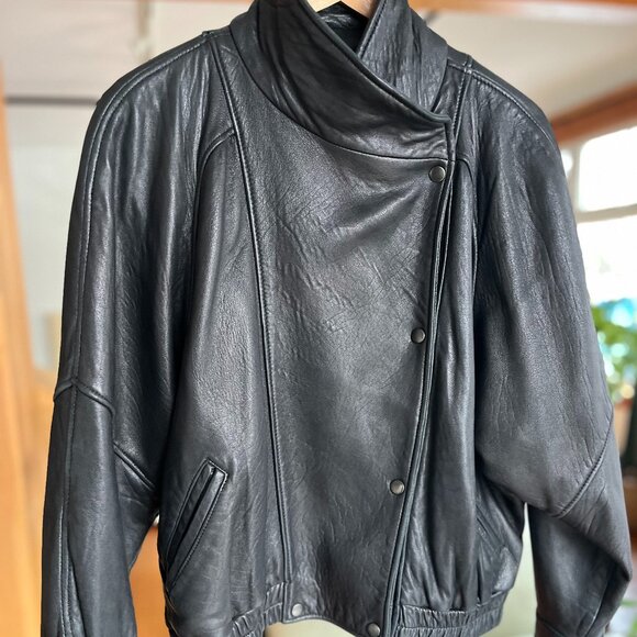 Vintage LNR Butter-Soft Lambskin Leather Jacket - Picture 2 of 6